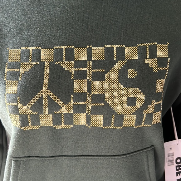 NWT ✨Zen Hoodie by OBEY 🍃 in Dark Cedar - Picture 4 of 9